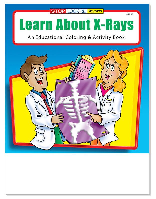 COLORING SET - Learn About X-Rays Coloring Book Fun Pack 4