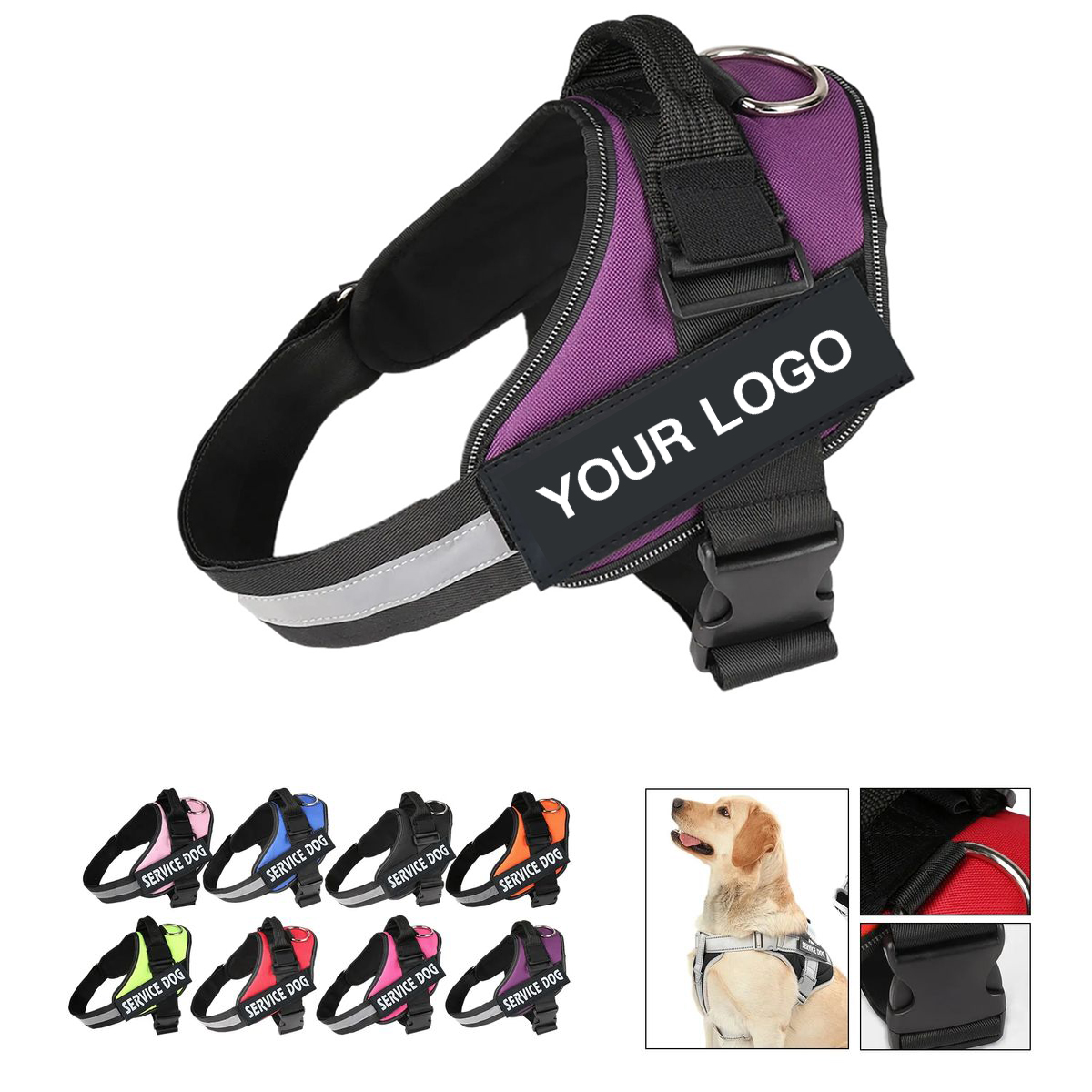 Adjustable Oxford Dog Harness with Comfort Padding 6