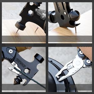 Safety Claw Hammer Pliers Multi Tool With Belt Cutter 10