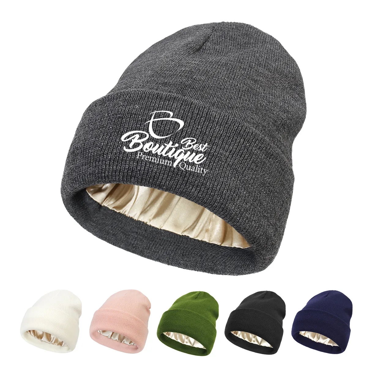 Casual Warm Hat Winter Knitted Beanie 3