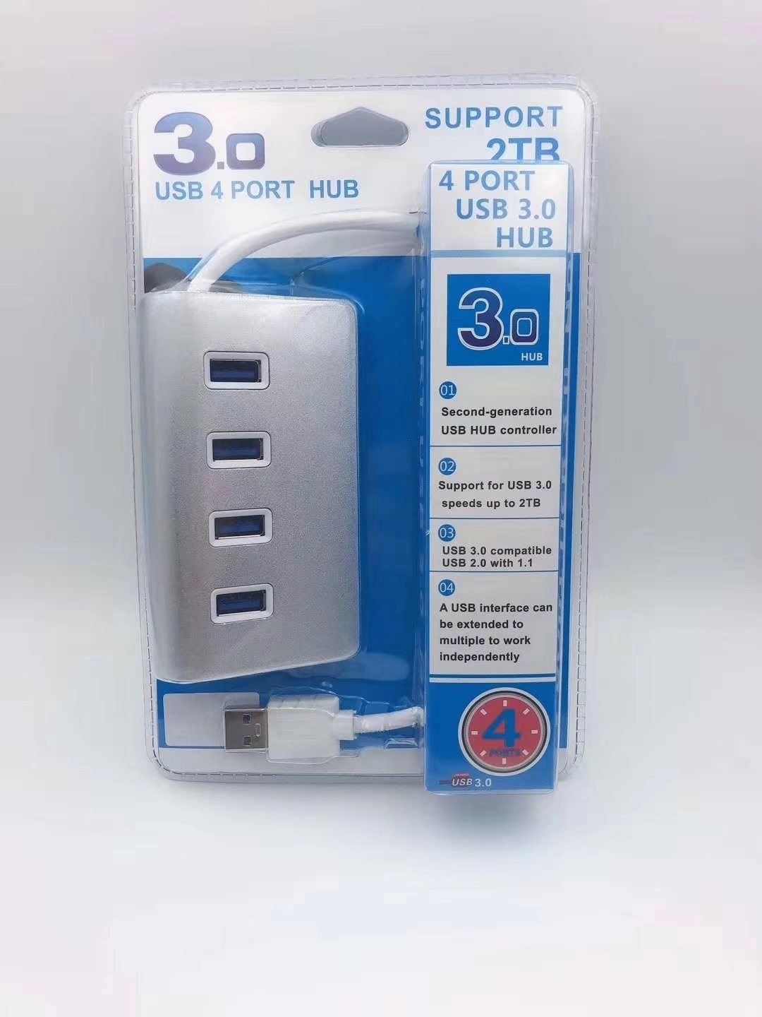 4 in 1 USB Hub Dual Adapter Charging Cable 2
