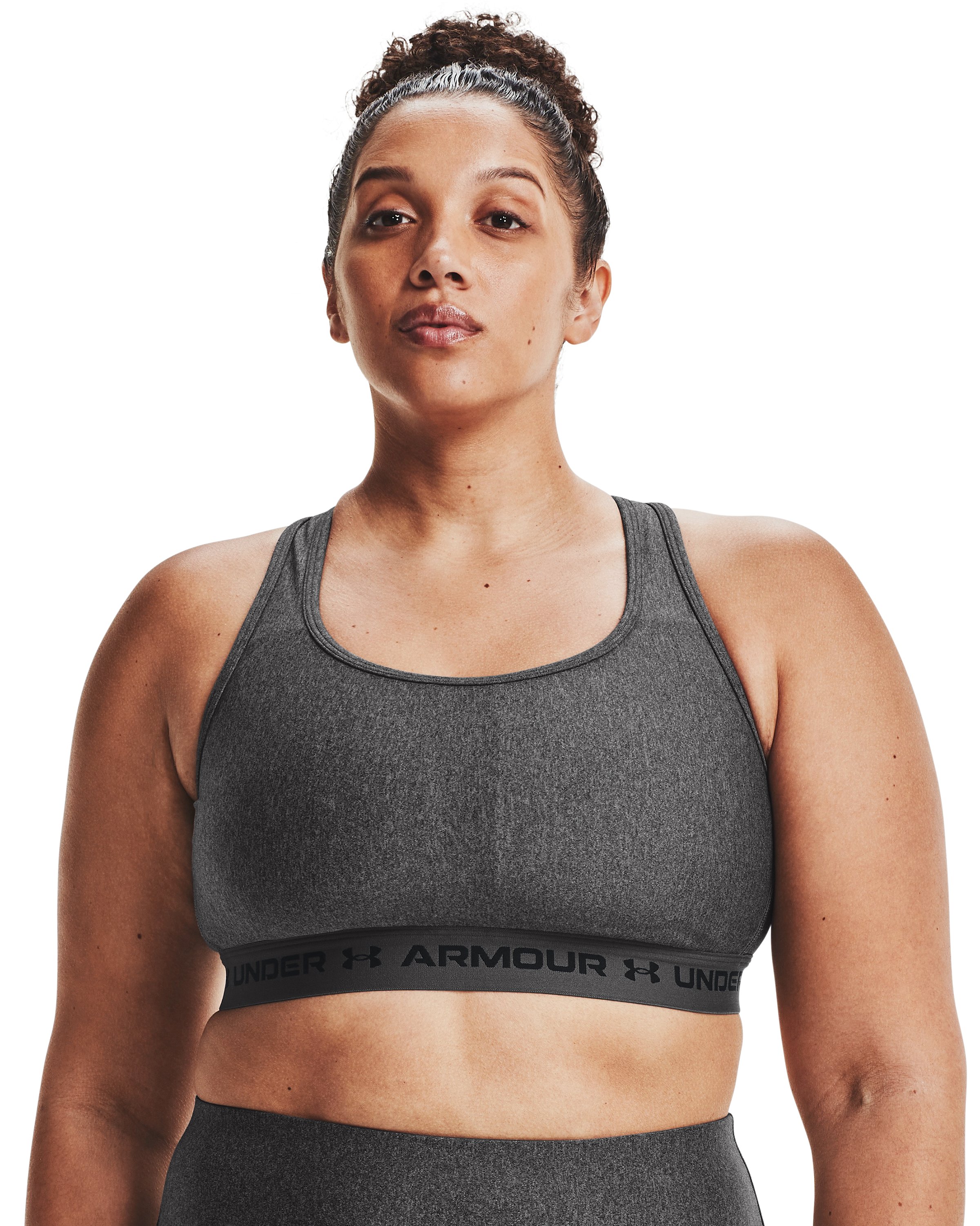 Armour Mid Crossback Heather Women's Sports Bra 6