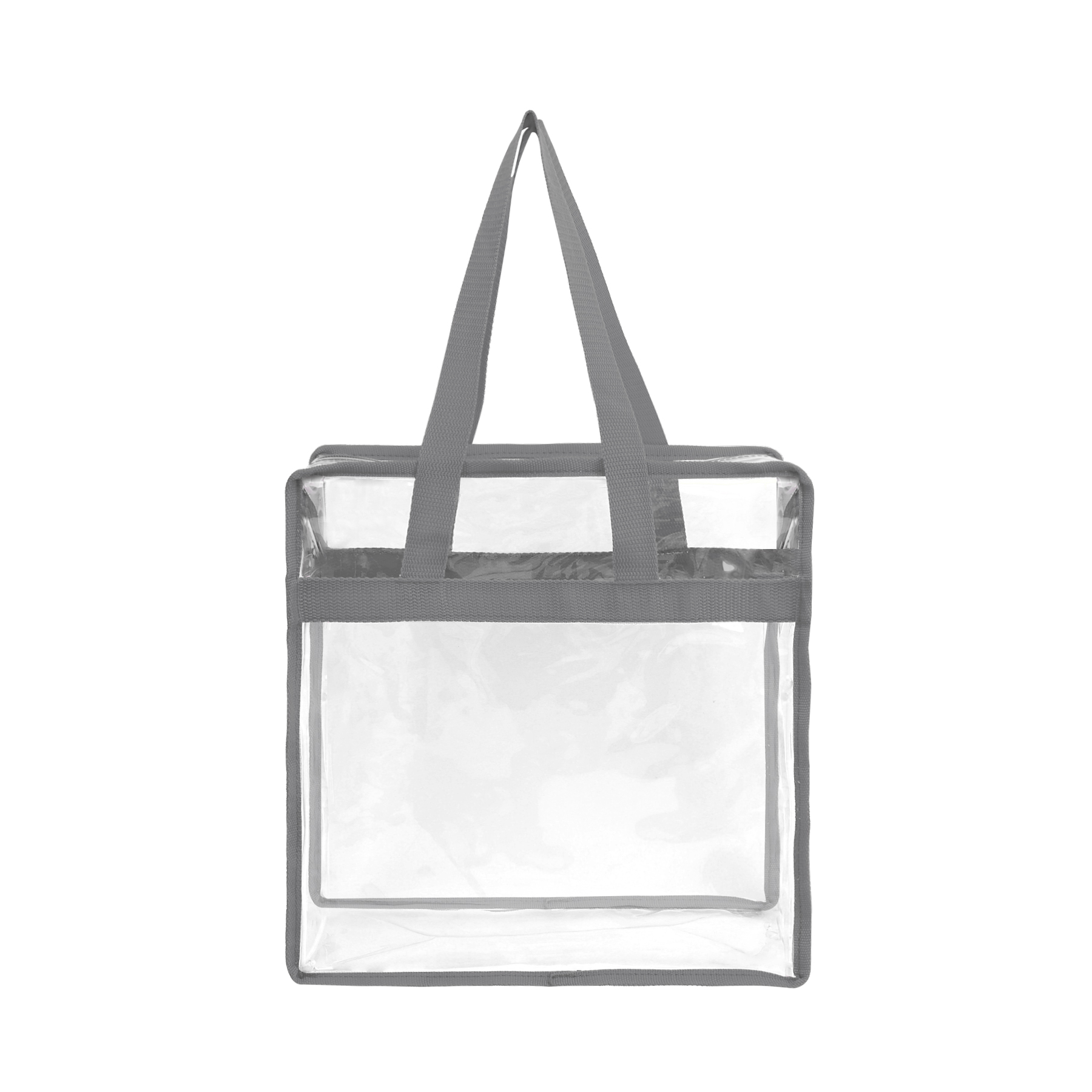Stadium Approved Clear Zipper Tote Bag 11
