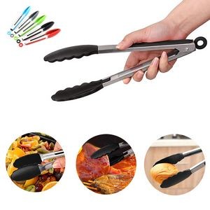 Kitchen Tongs With Silicone Tips 10