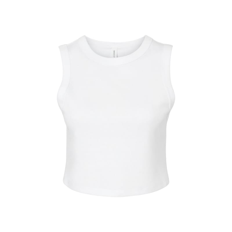 Bella + Canvas Ladies' Micro Rib Muscle Crop Tank 15