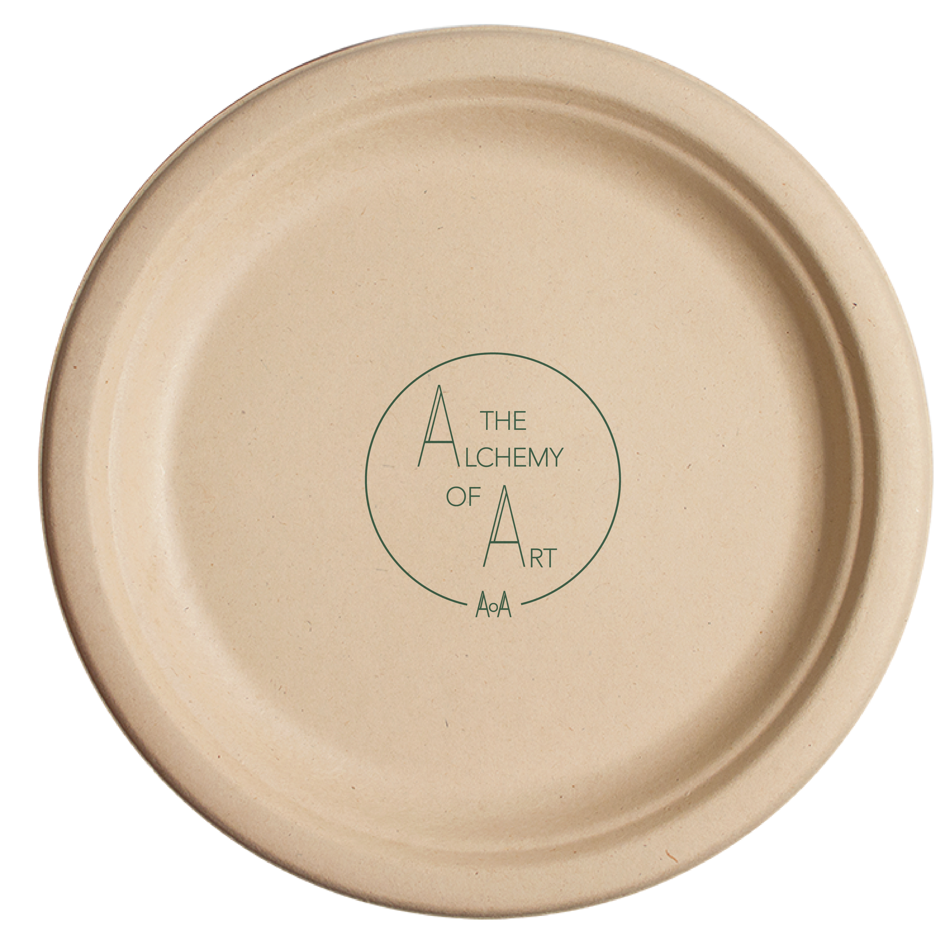 10" Round Eco-Friendly Paper Plate 1
