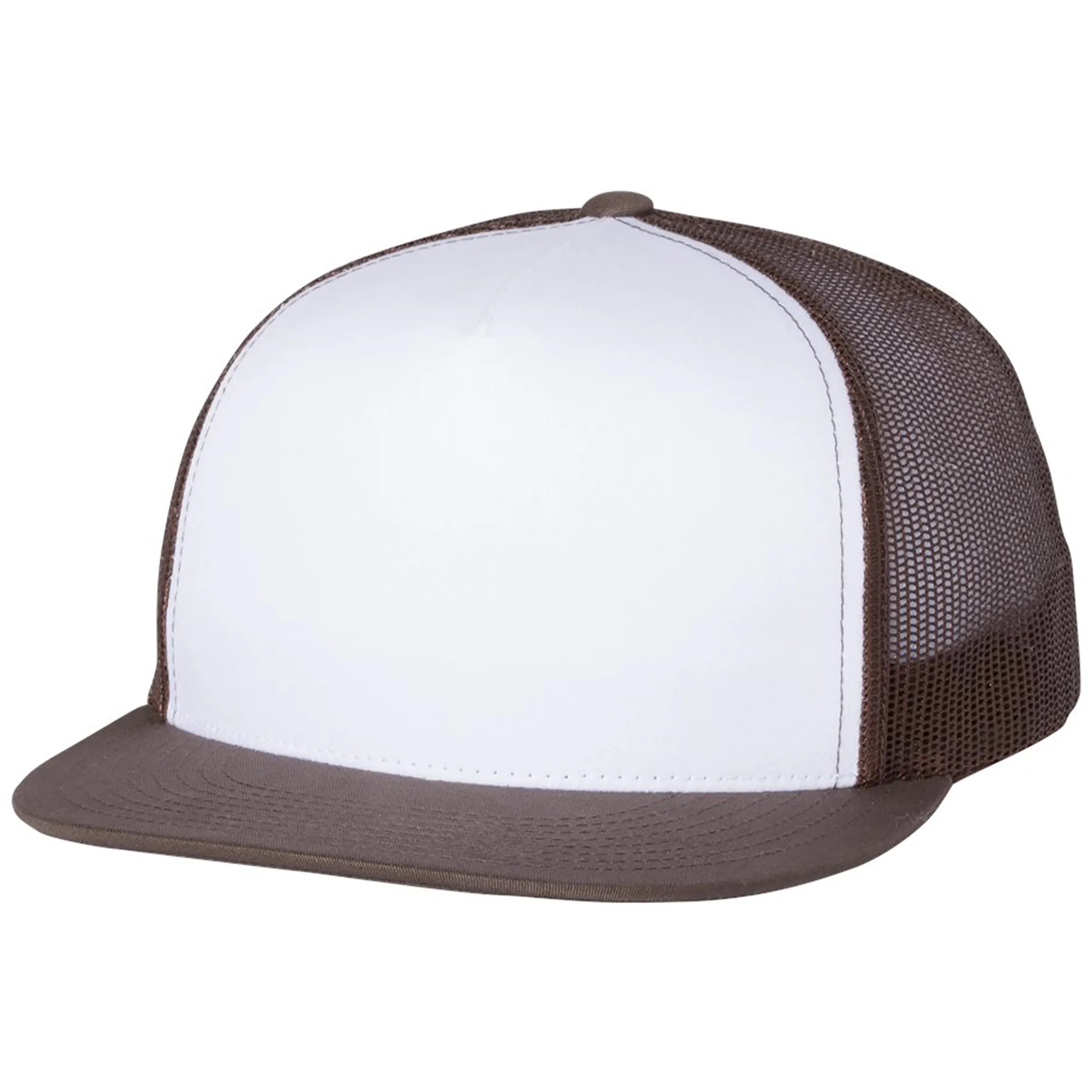 YUPOONG-CLASSIC FLAT BILL TRUCKER CAP 49