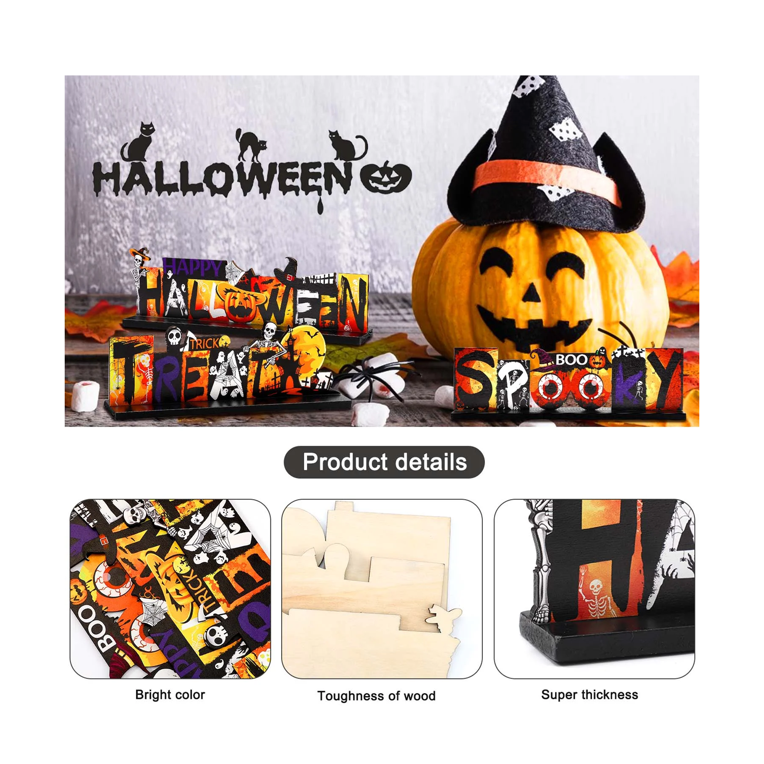 3-Piece Halloween Table Decorations 1