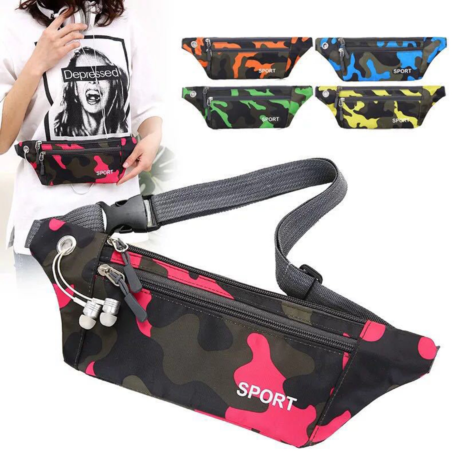 Running Belt Fanny Bag