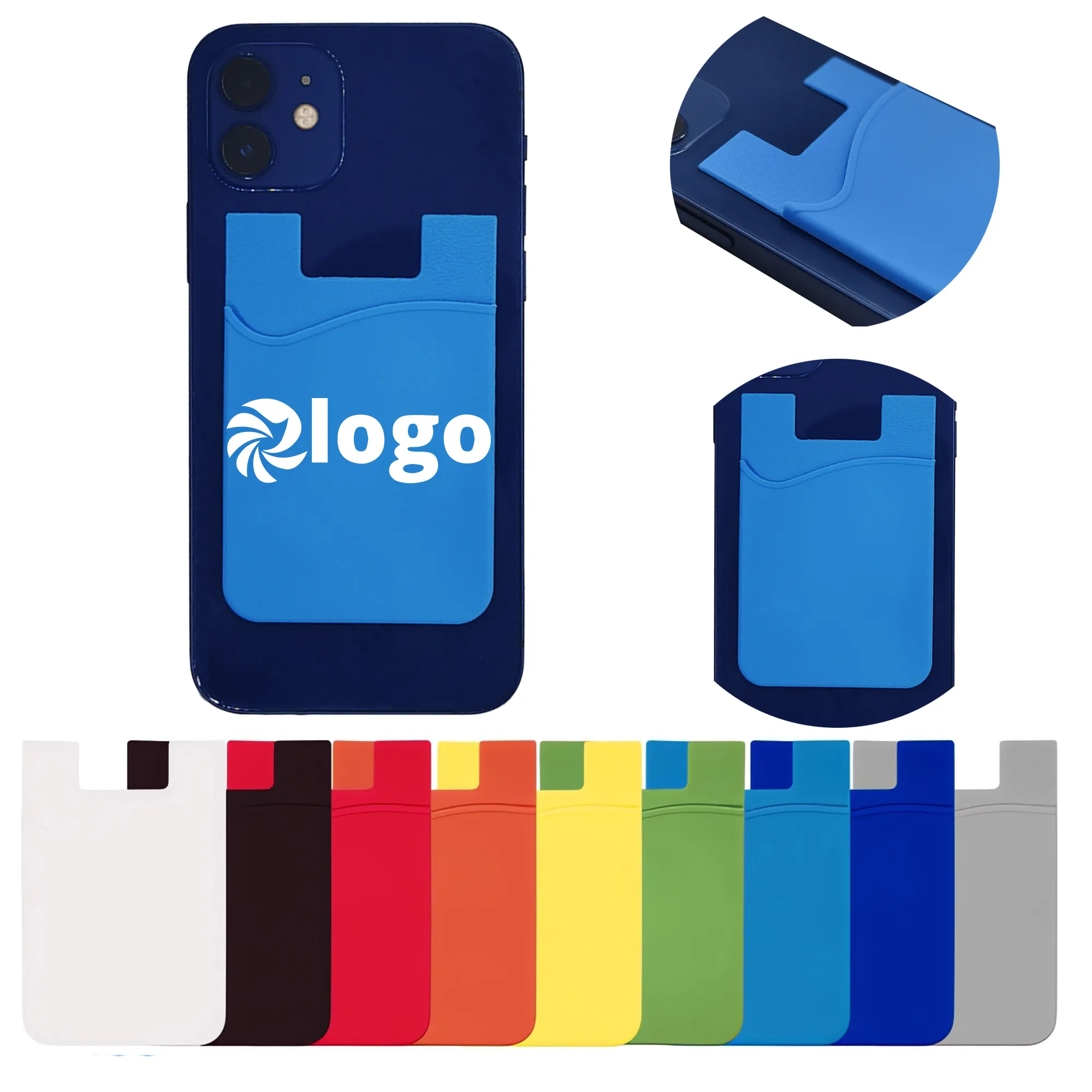 Silicone Tech Pocket - Sticky Phone Wallet