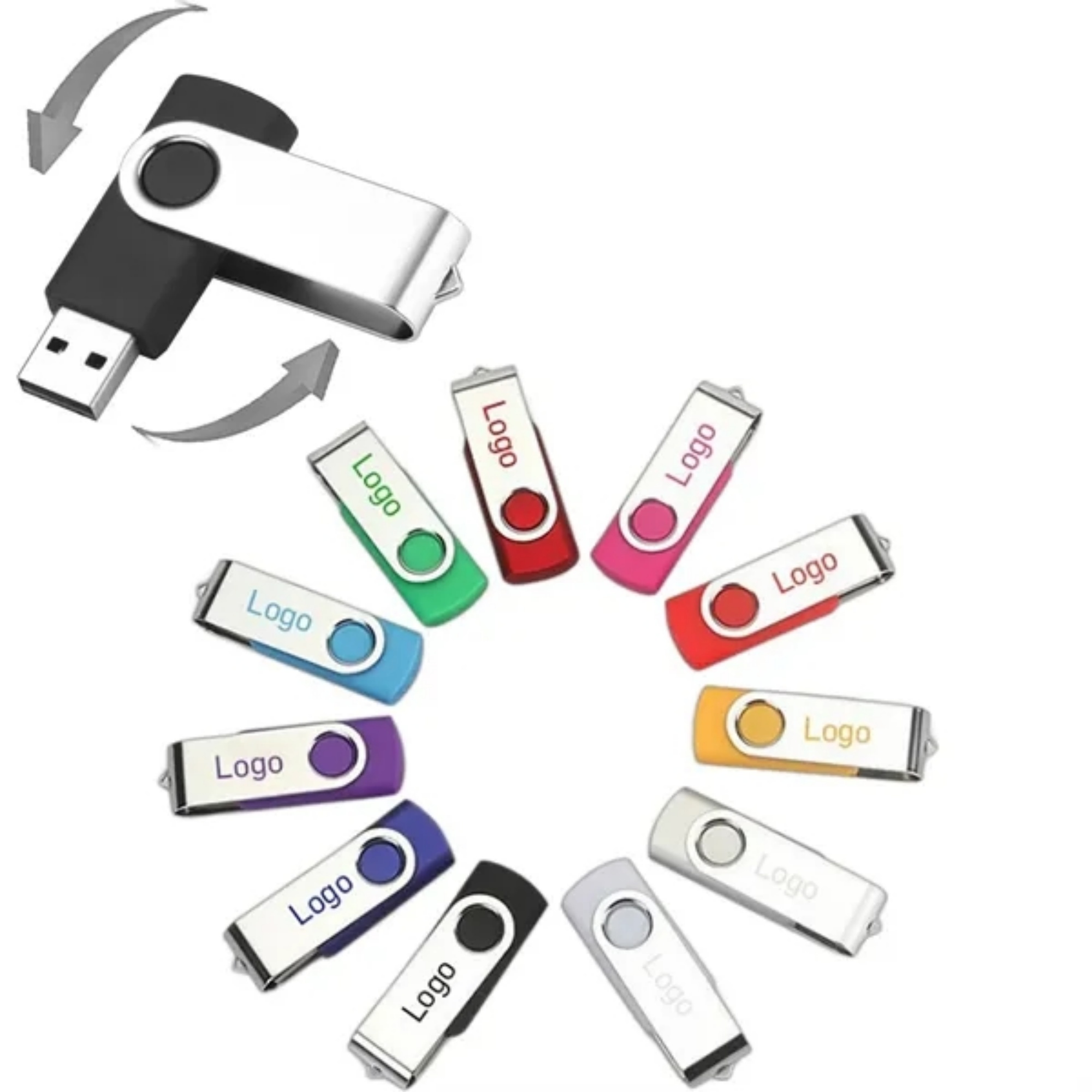 DataTwist 32GB Swivel USB Drive 1