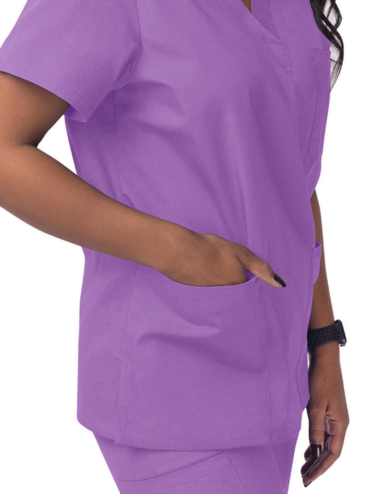 Adar - Sivvan - Unisex V-Neck 3 Pocket Top 50