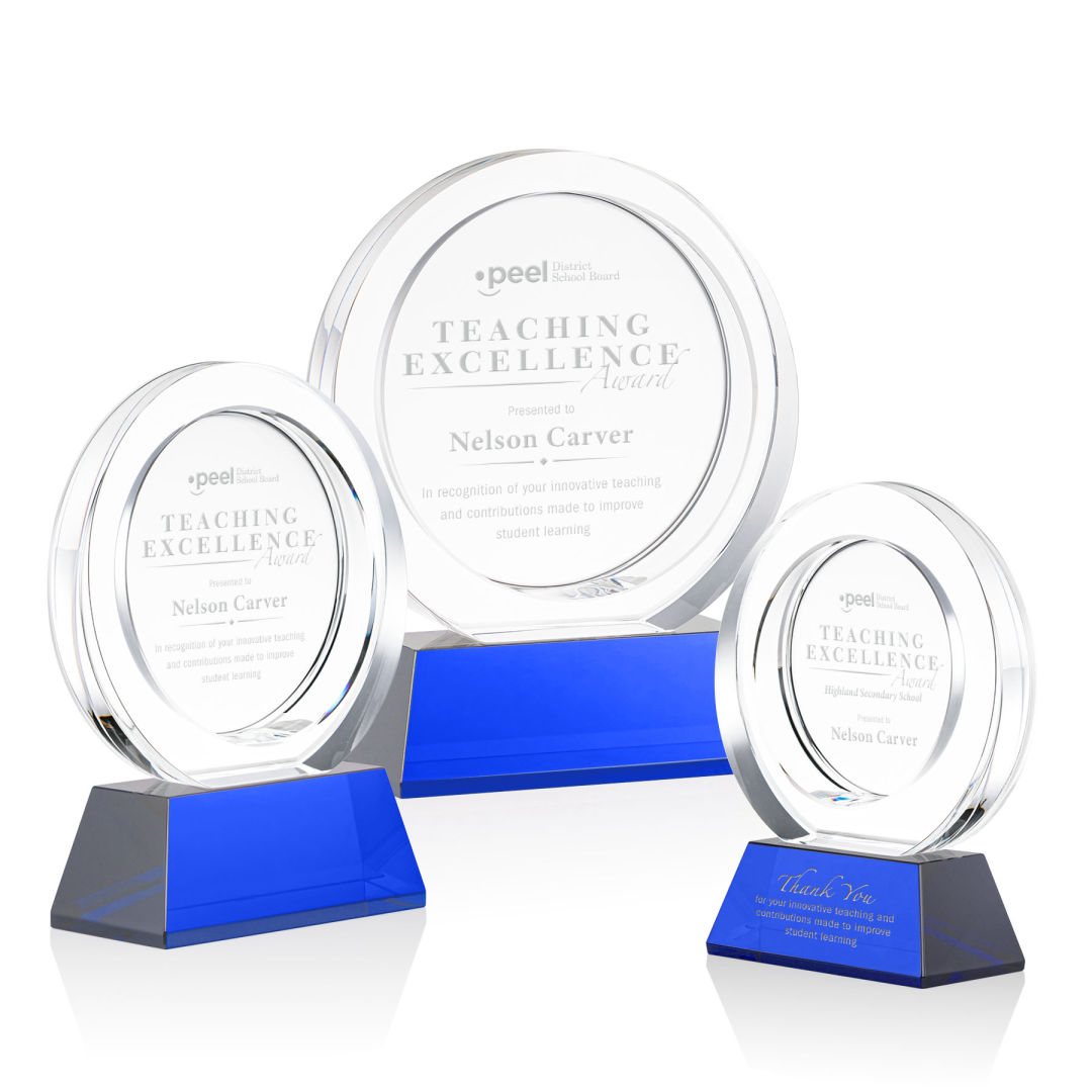 Templeton Award on Base - Blue