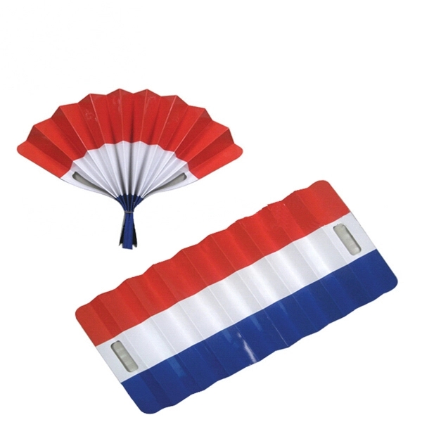 Custom Folding Clap Cheer Paper Fan 2