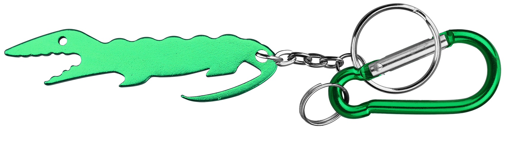 Alligator Shape Bottle Opener Key Chain & Carabineer 5