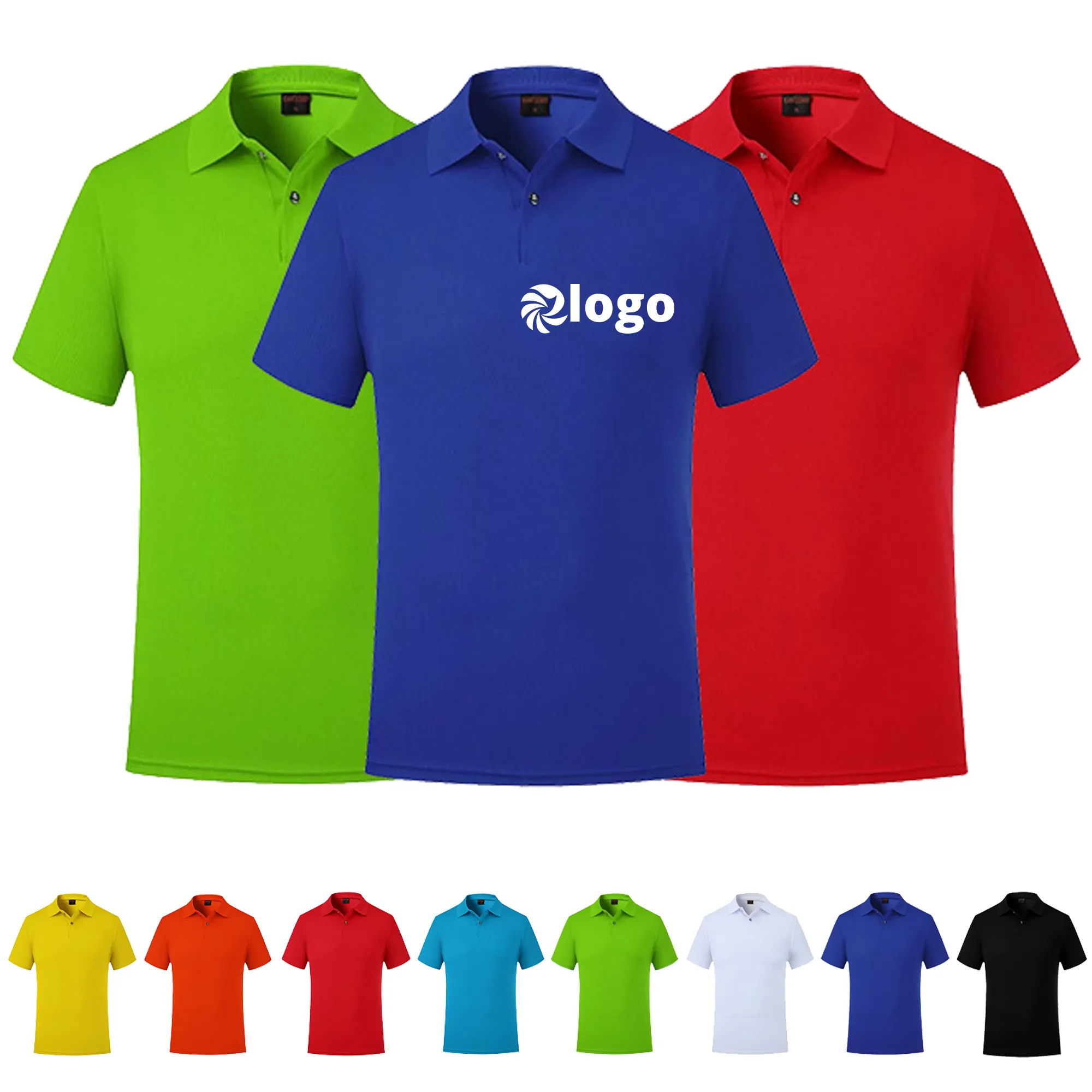 Premium Quick-Dry Short Sleeve Polo Shirt 13