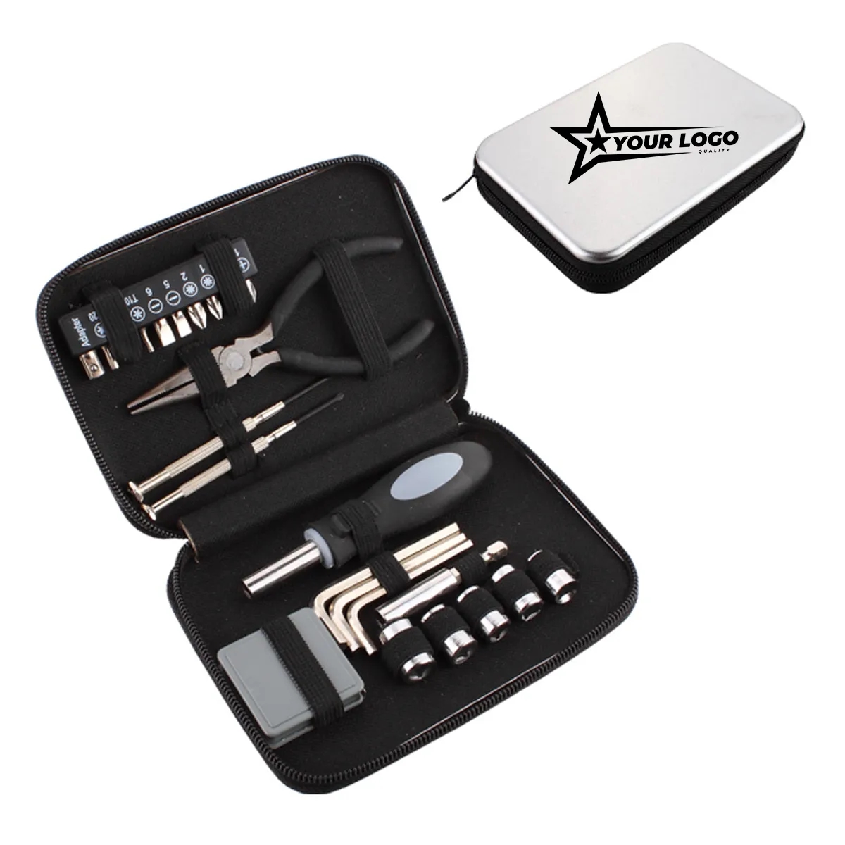 24 Pcs Hardware Hand Household Tool Kit 2