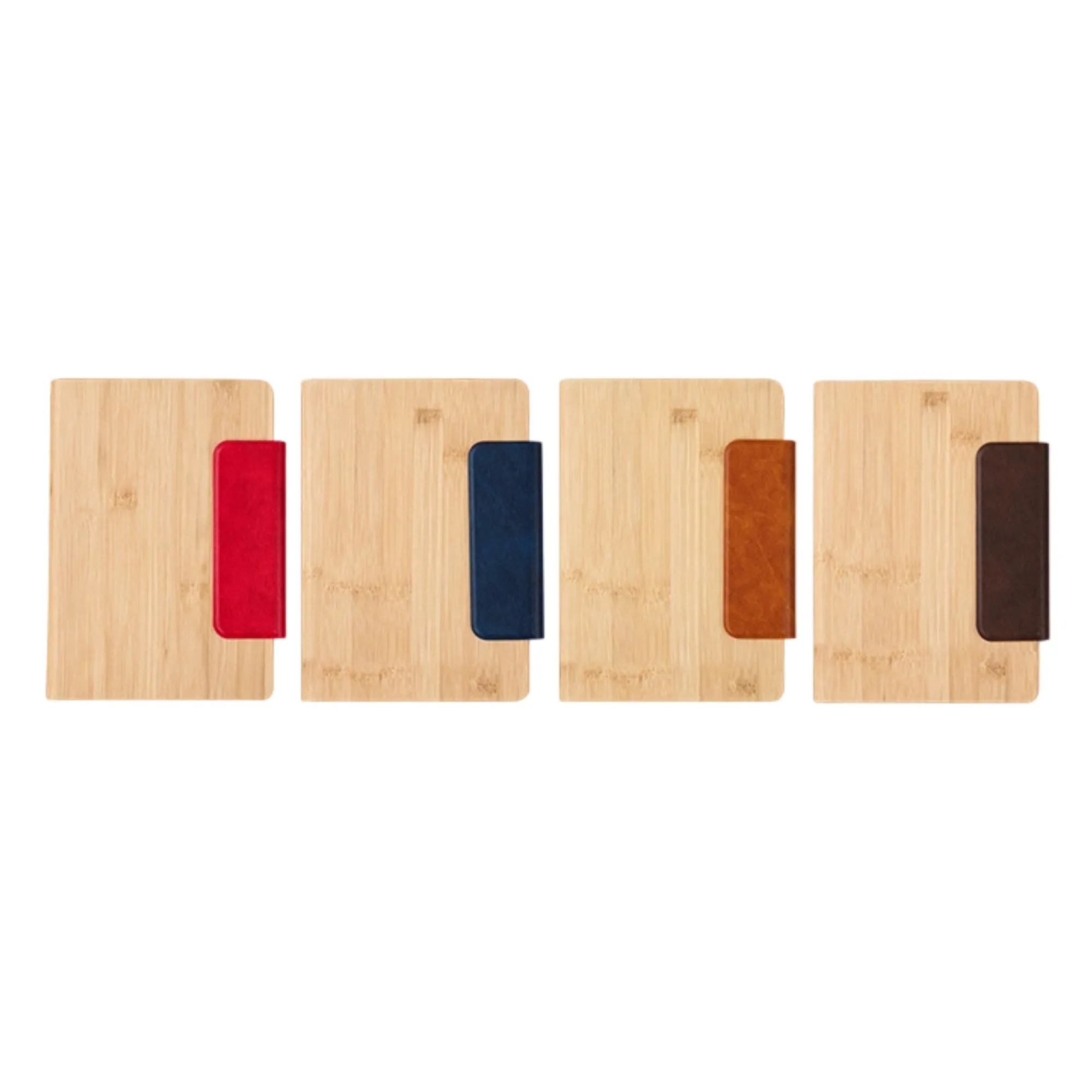 Bamboo Wood Grain Magnetic Buckle Notebook 4