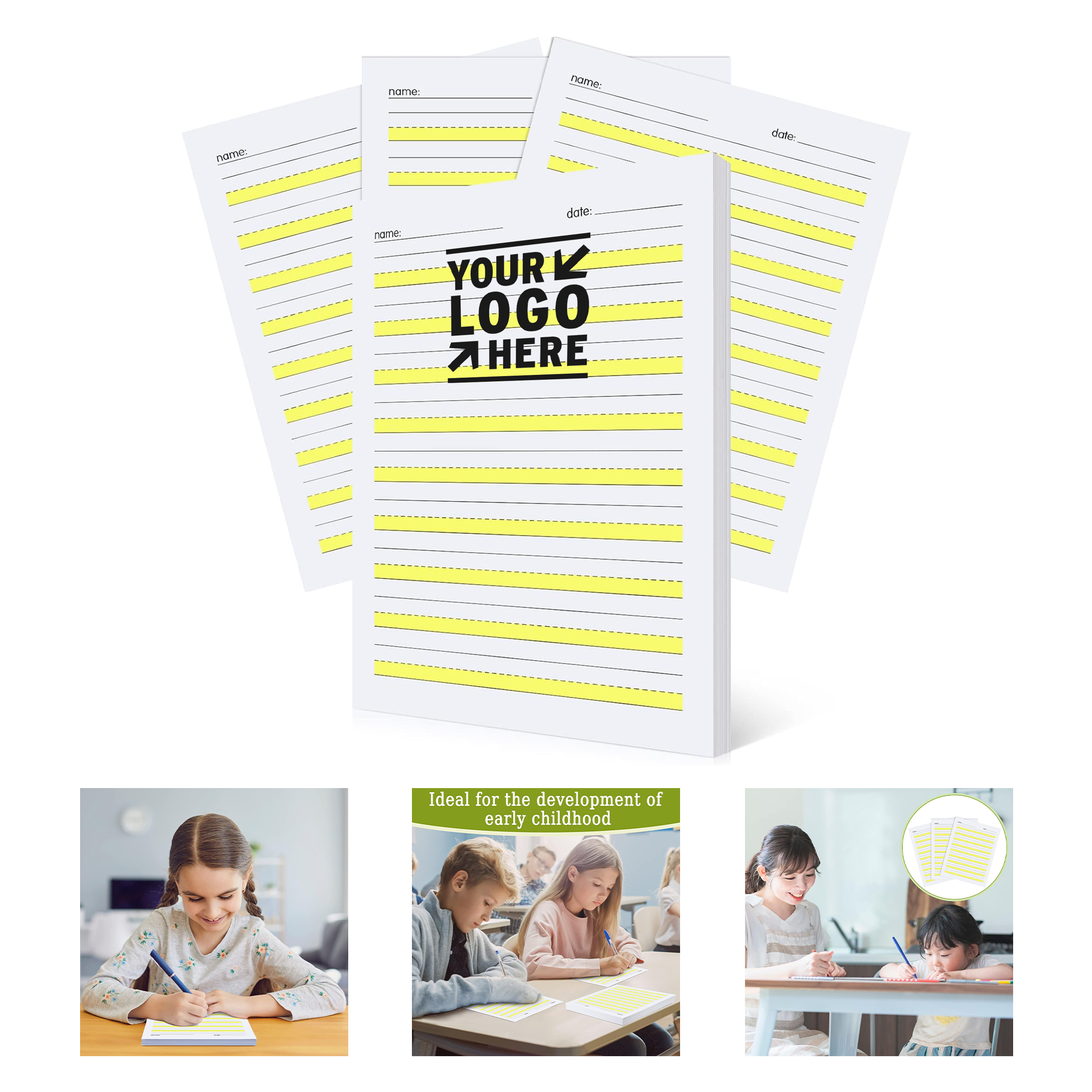 11" x 8.5" 200 Sheets Write Beginner Paper 2