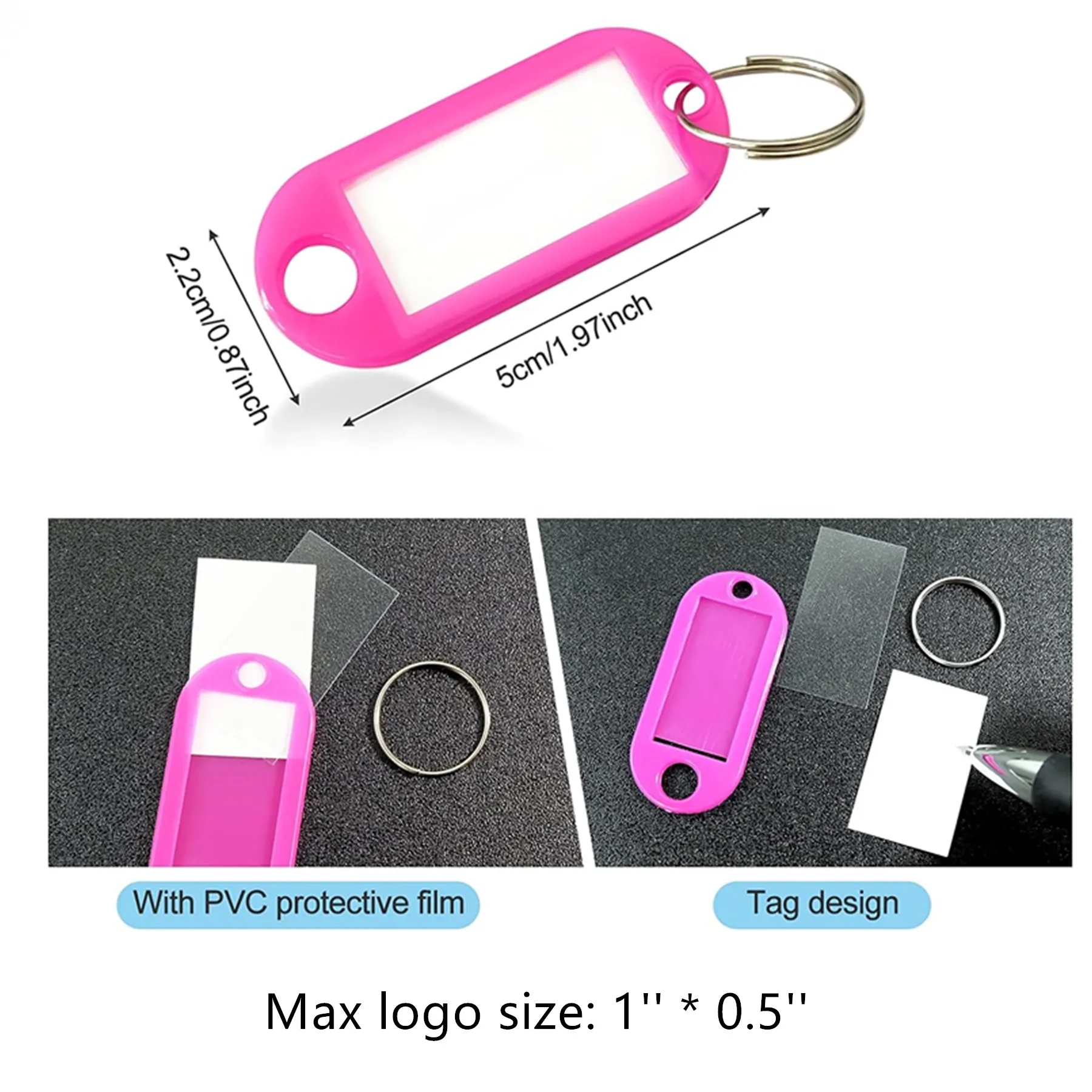Labeling Tag Keychain 3