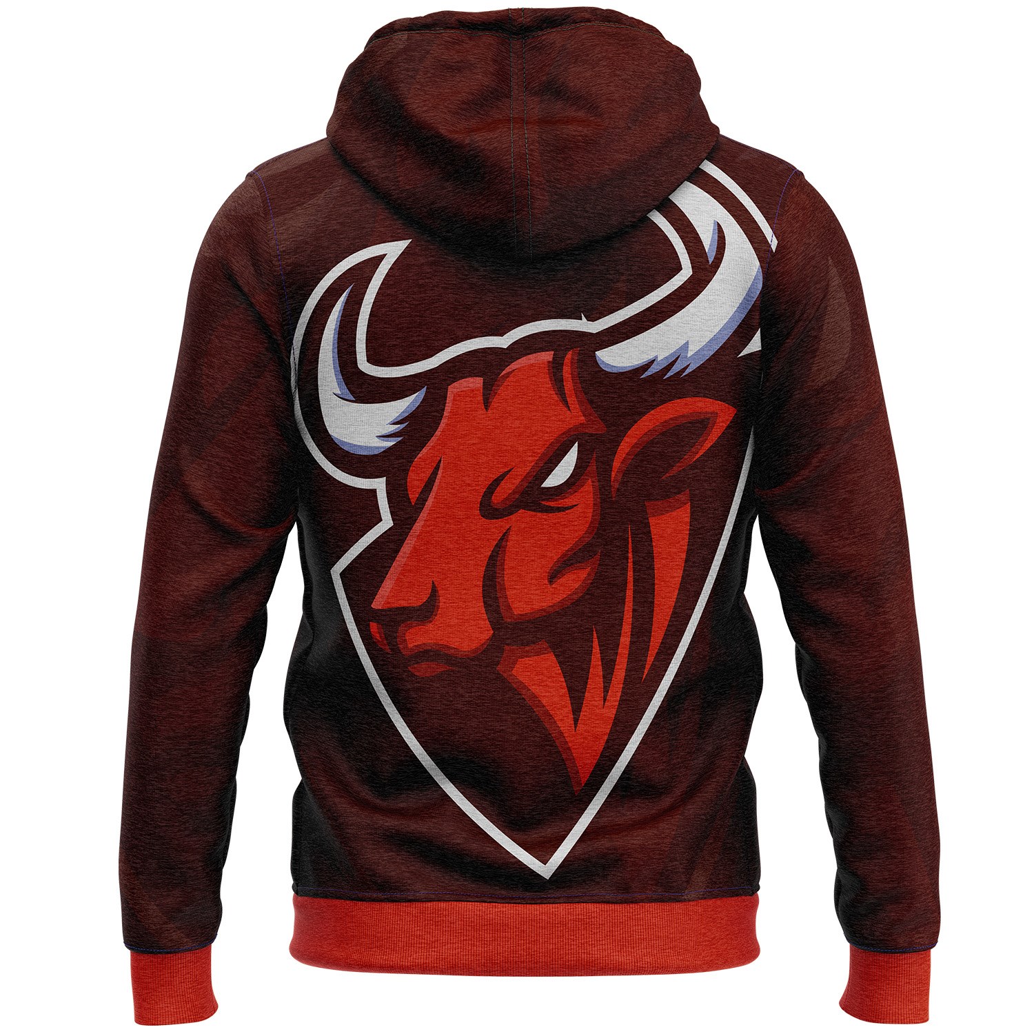 Unisex 310 GSM Interlock Fleece Sublimation Full Zip Hoodie w/ Pockets 2