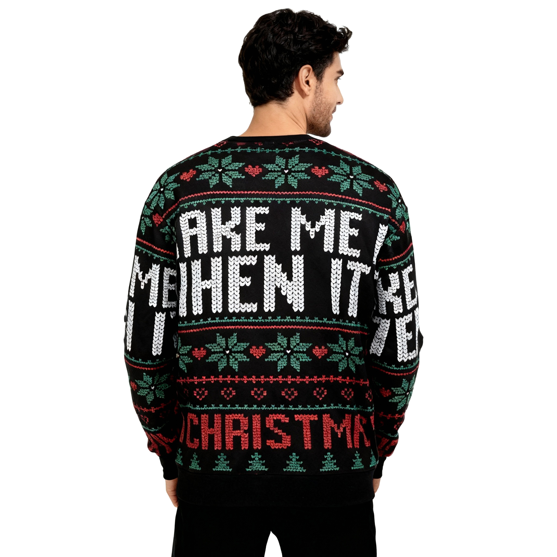 8oz Unisex Full Color Digital Print Crewneck Sweatshirt 4