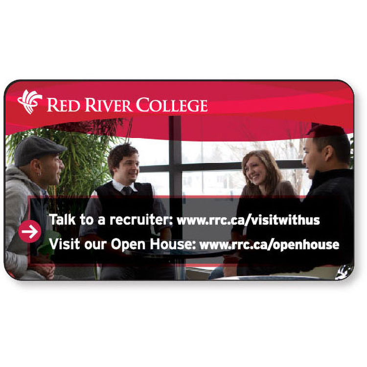 .020 Stock Shape Rectangle Magnet / round corners (2" x 3 1/2") Four colour process