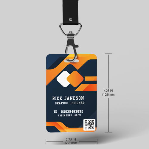 Full Color 4.25"H x 2.75"W PVC Card 4