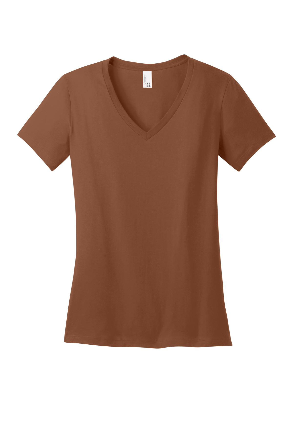District - Women's Perfect Weight V-Neck Tee. DM1170L 173