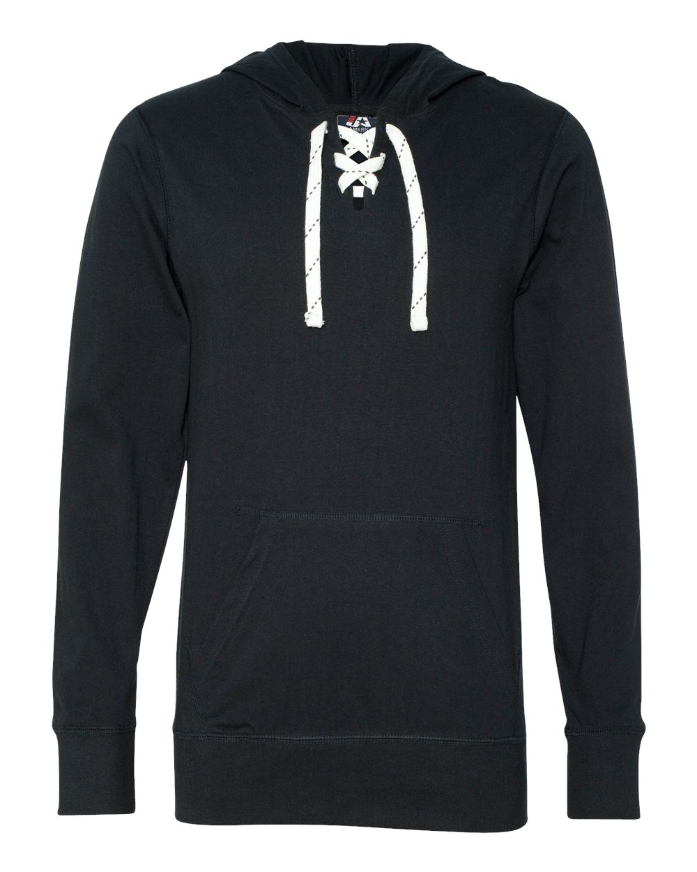 Unisex Jersey Sport Lace Hooded Pullover - 8231 16