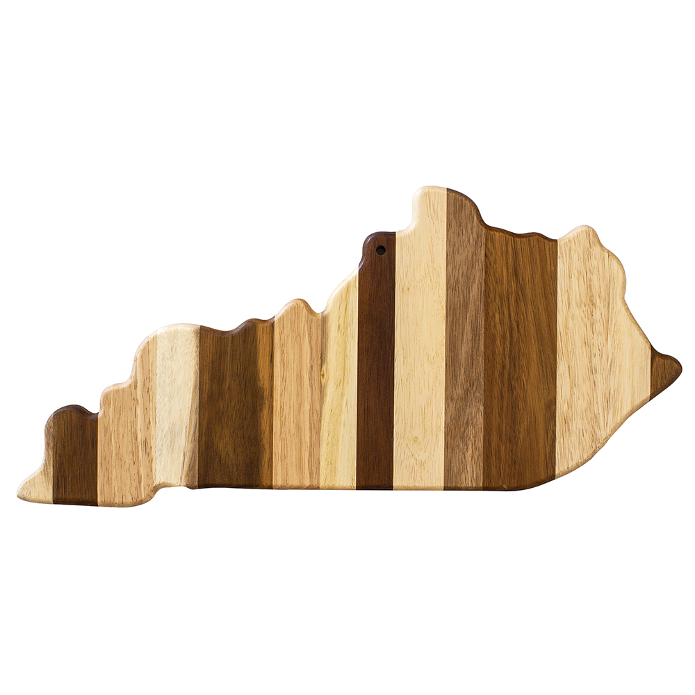Rock & Branch® Shiplap Series Kentucky State Shaped Wood Serving and Cutting Board 2