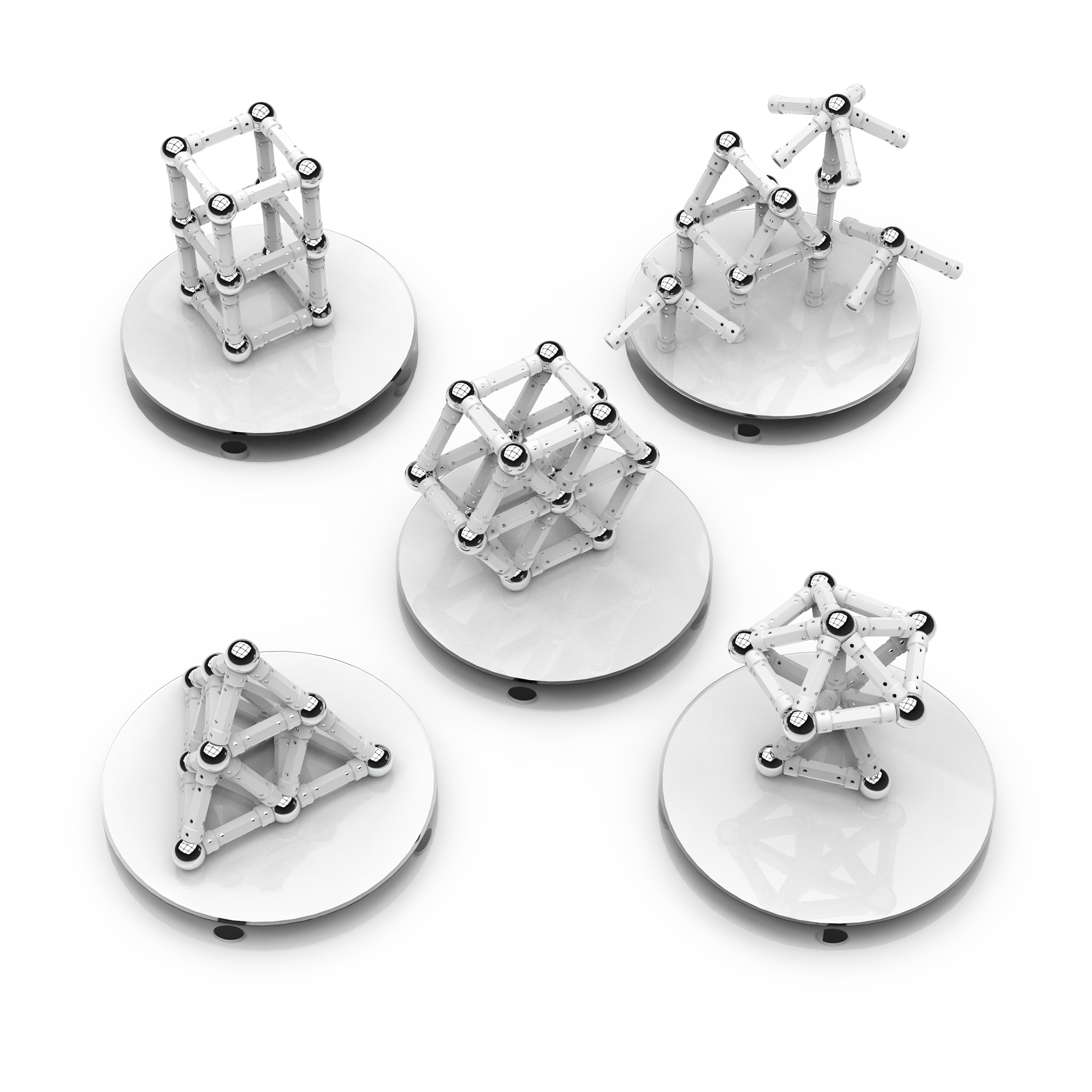 MagnaSculpt : Interactive Desktop Sculpture Set 4