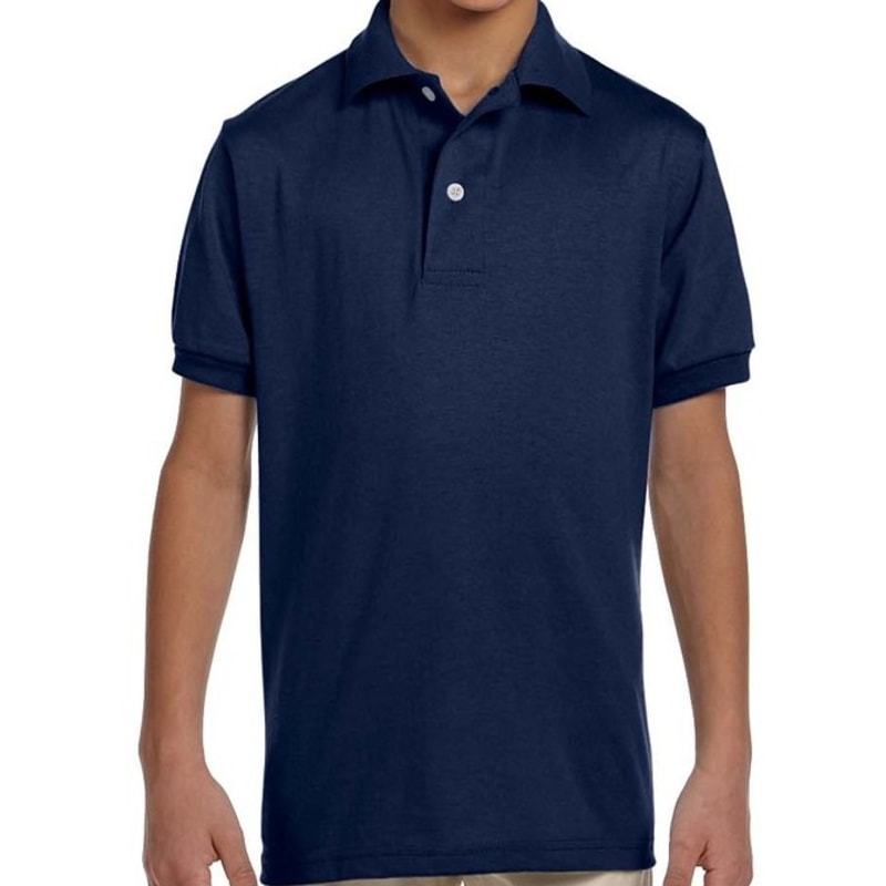 Jerzees Youth 5.6 Oz., 50/50 Jersey Polo With SpotShield™ 2