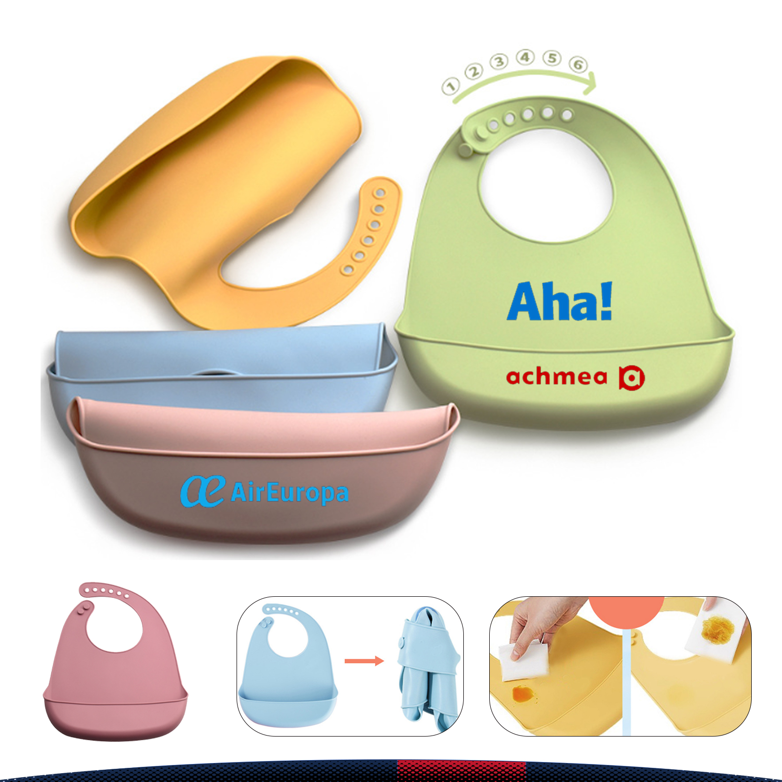 3D Silicone Baby Bib 7
