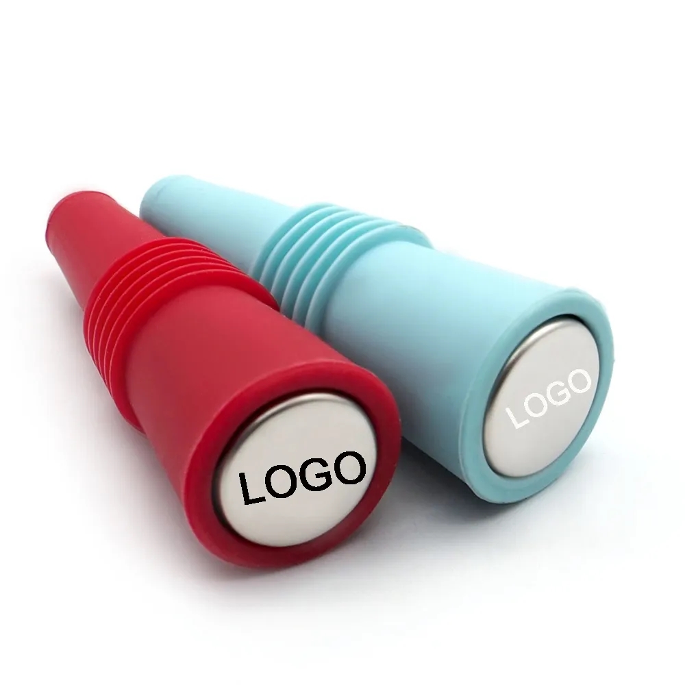 PRINTED SILICONE WINE BOTTLE STOPPER 4