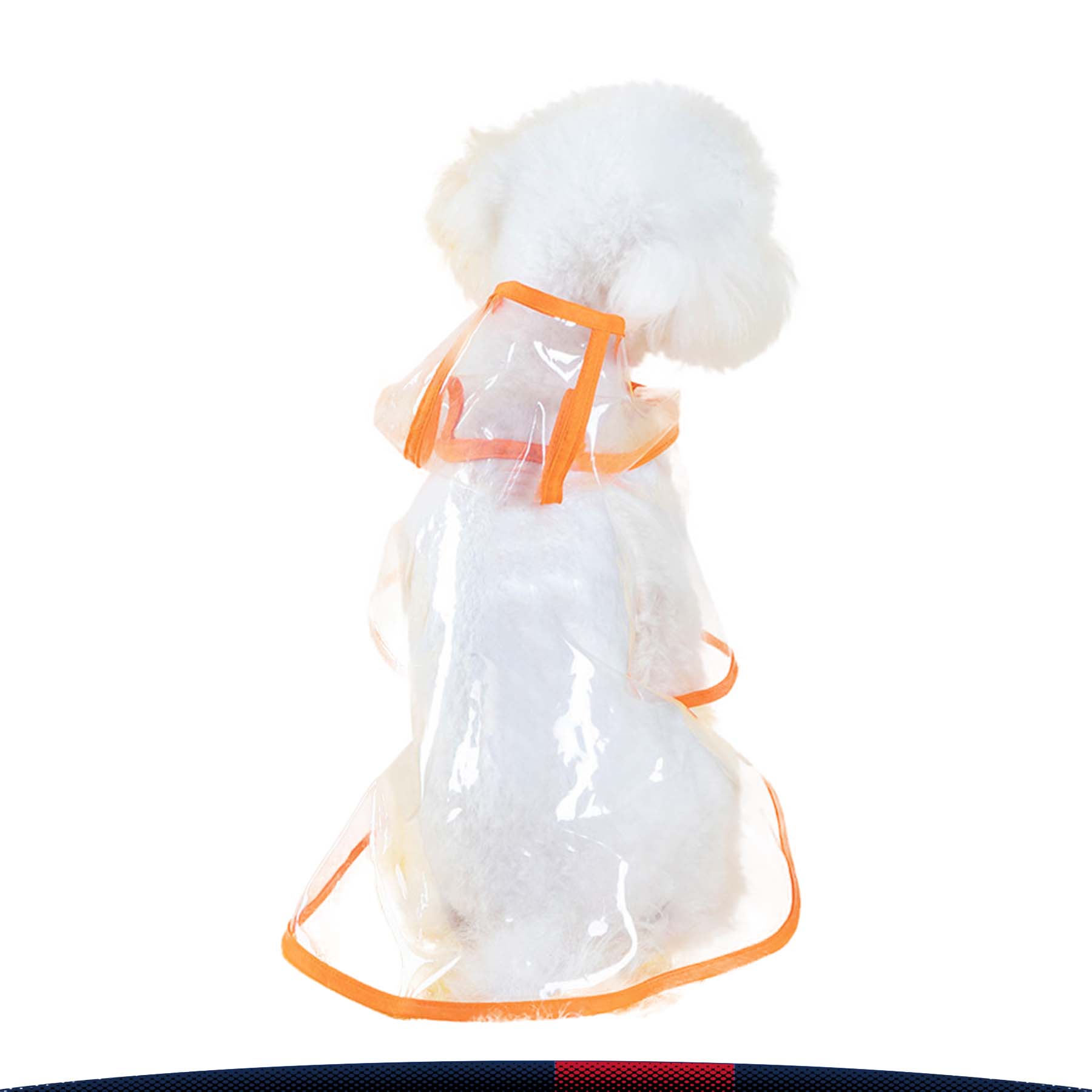 Clear Waterproof Pet Raincoat 5