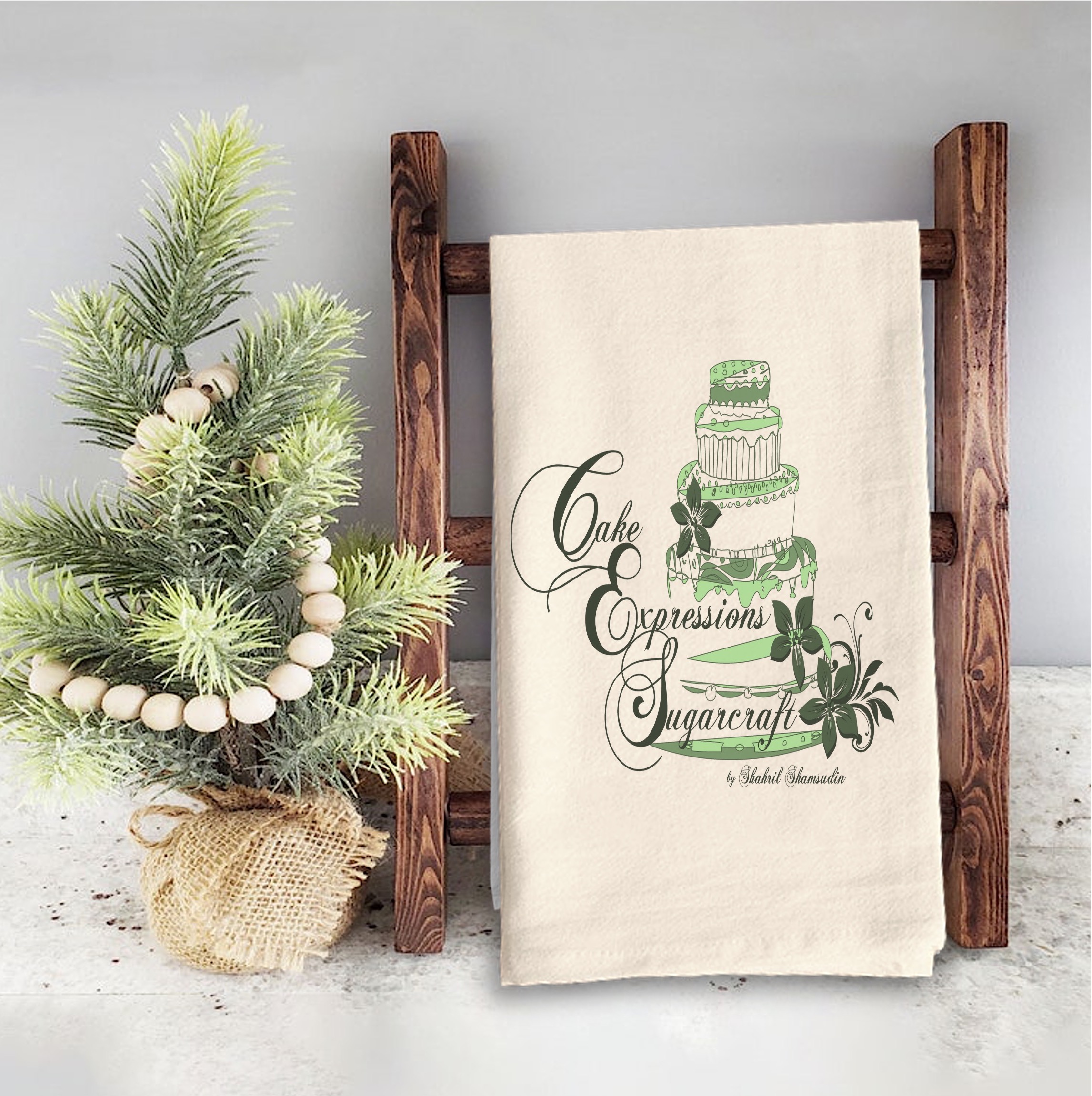 Natural Vintage Flour Sack Tea Towel 13