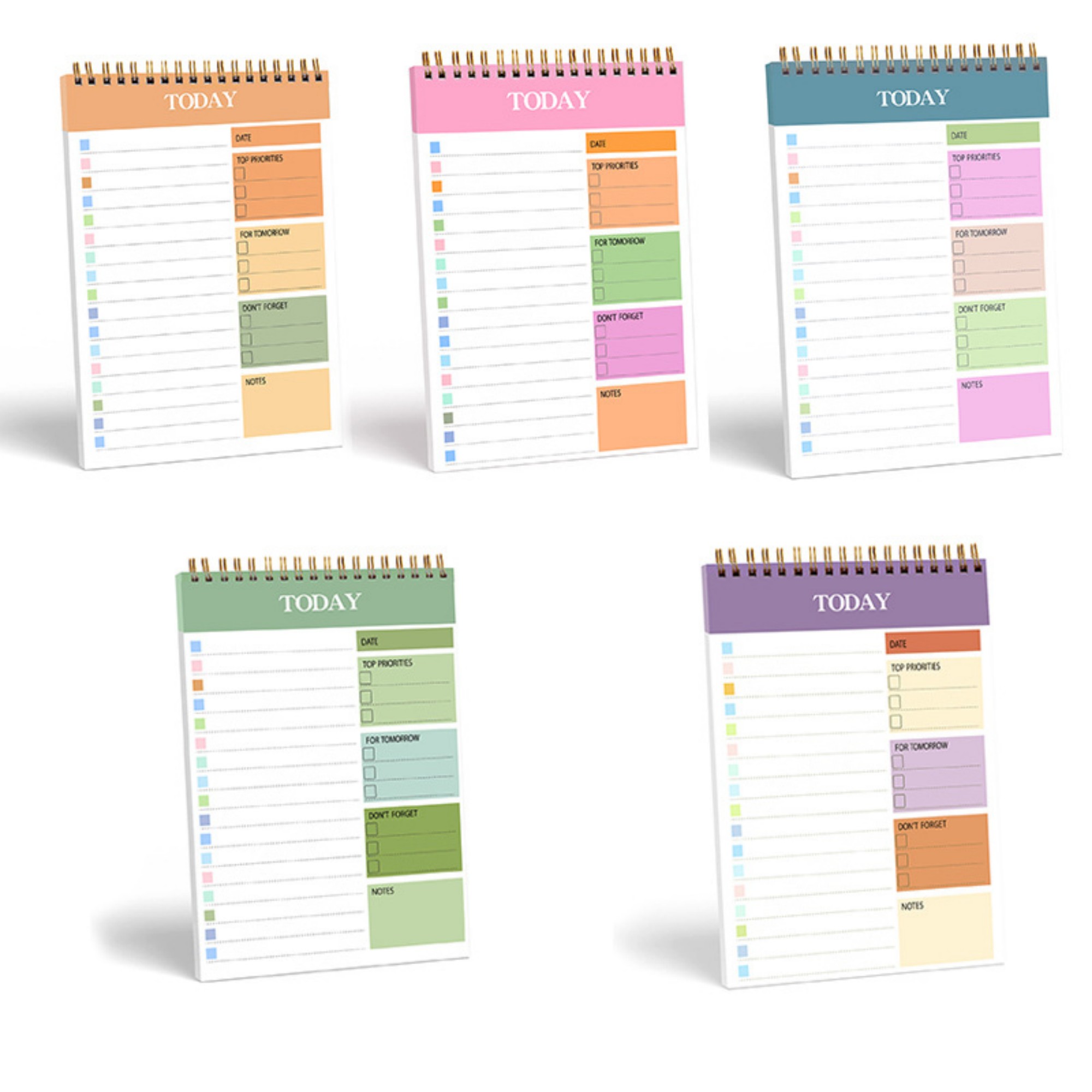 A5 52 Sheets Daily Planner Notepad 3