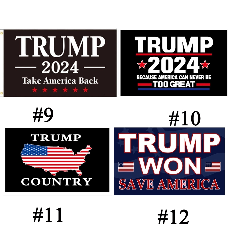 3x5 Feet Trump Flag 2024 President Election Banner 3