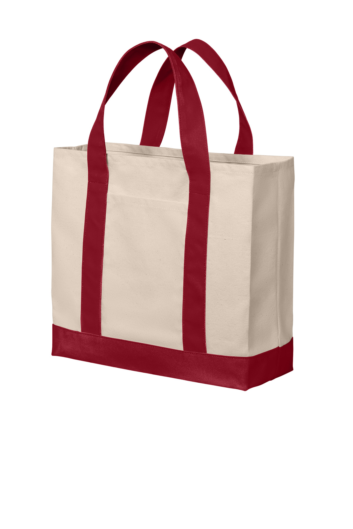Port Authority Cotton Canvas Two-Tone Tote BG429 1