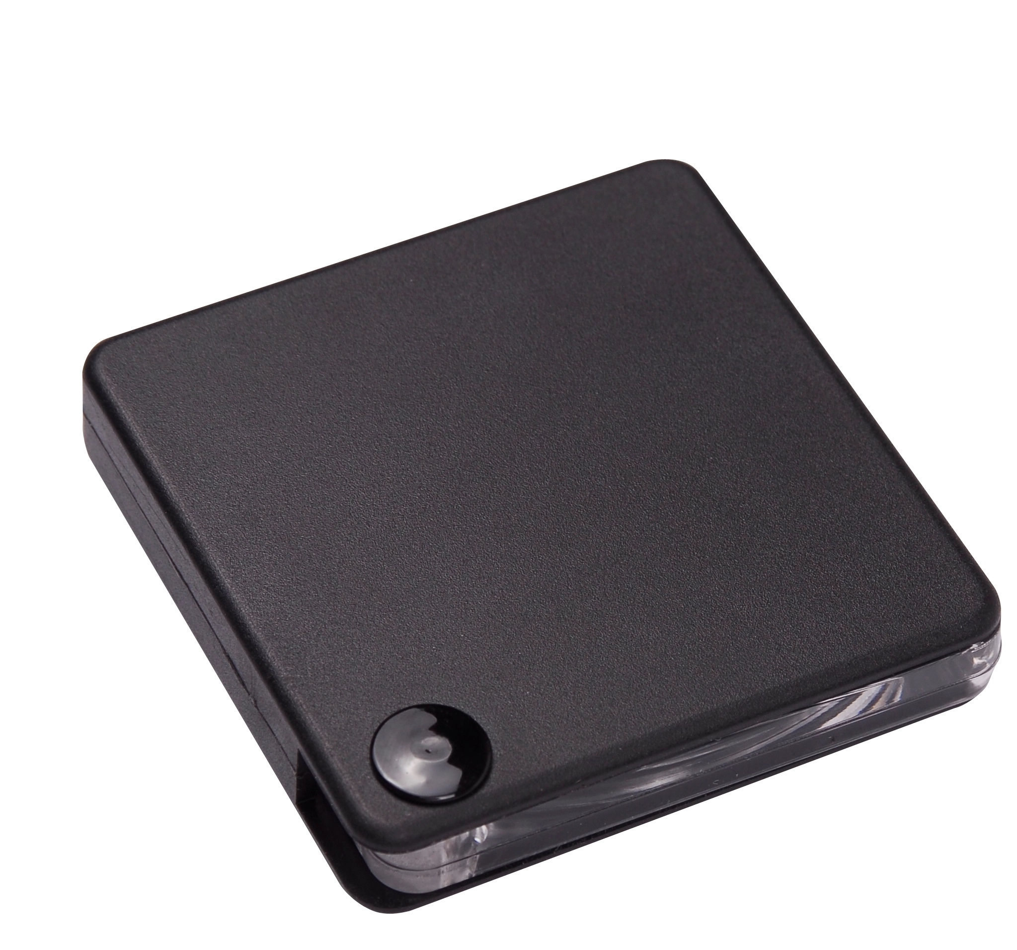 Mini Plastic Magnifier with Black Swivel Case, custom ruler with logo imprint 5