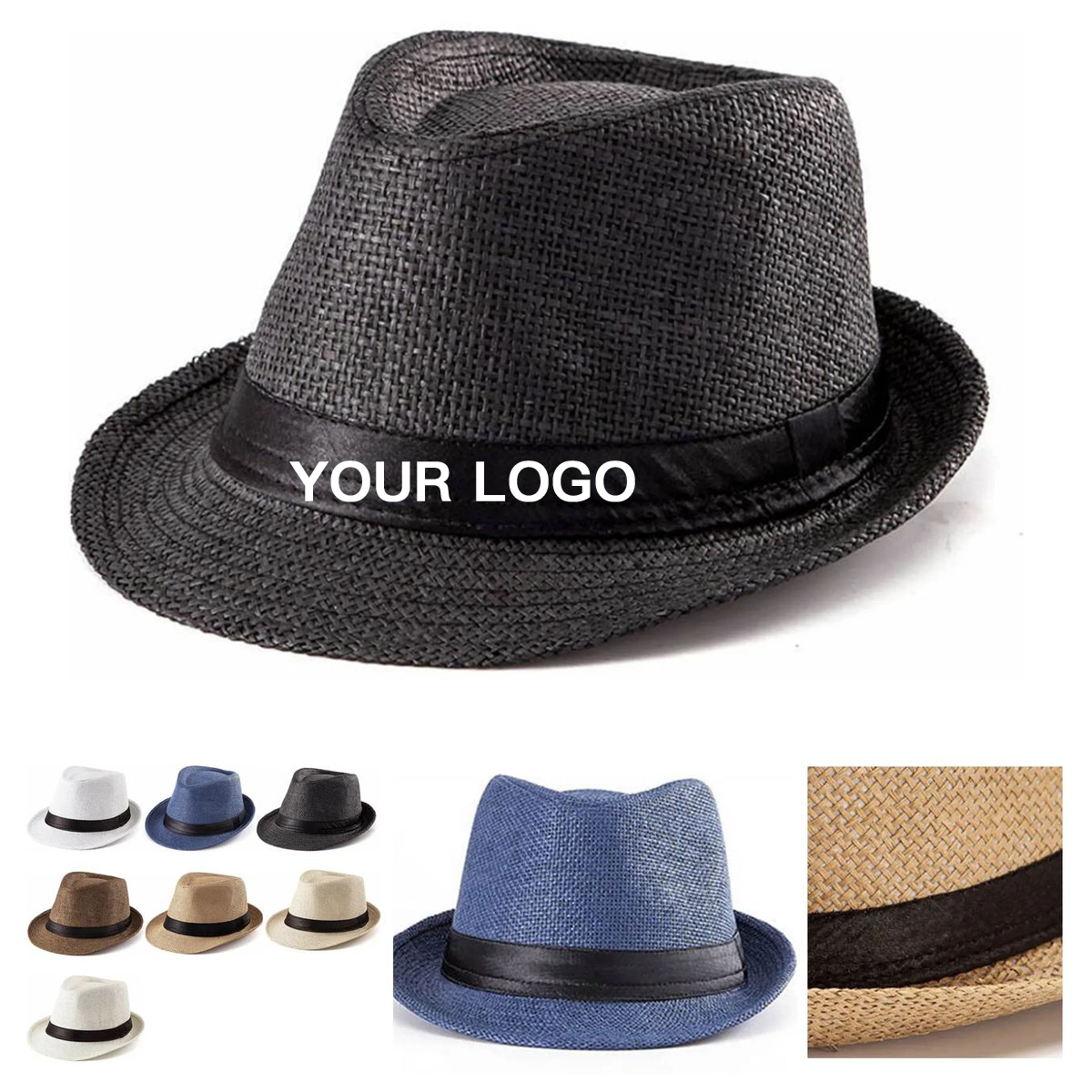 Papyrus Straw Woven Band Sun Hat 5