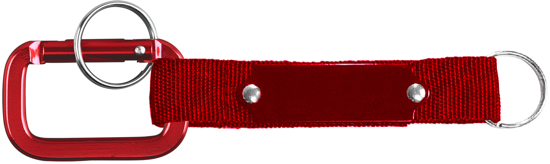 Square Shaped Carabiner with Strap and Plate 6