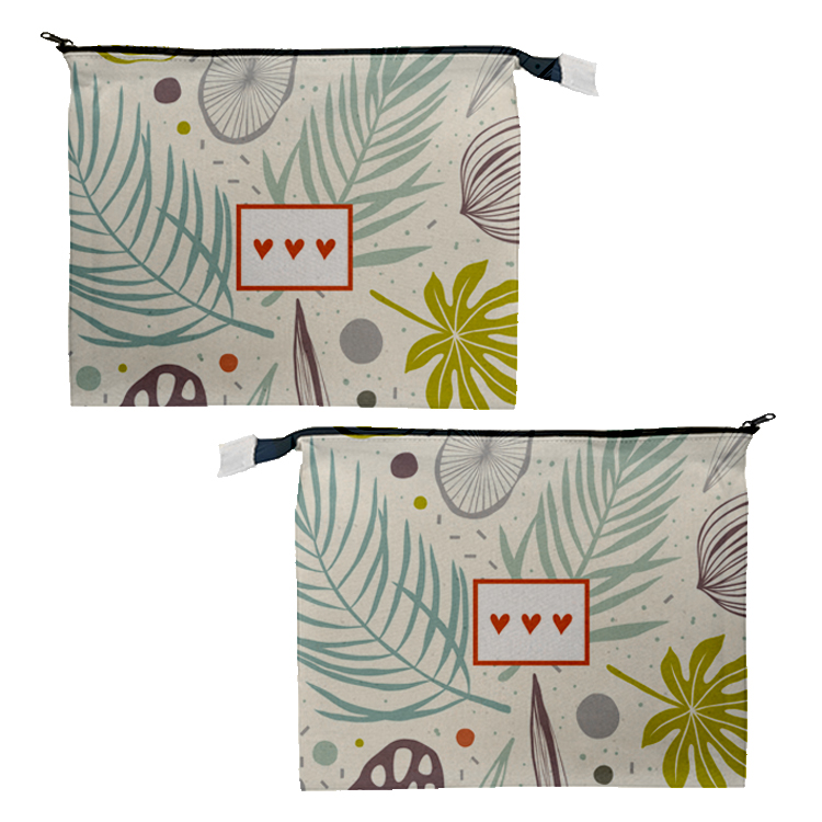 Vibrant Cotton Zippered Pouch 3