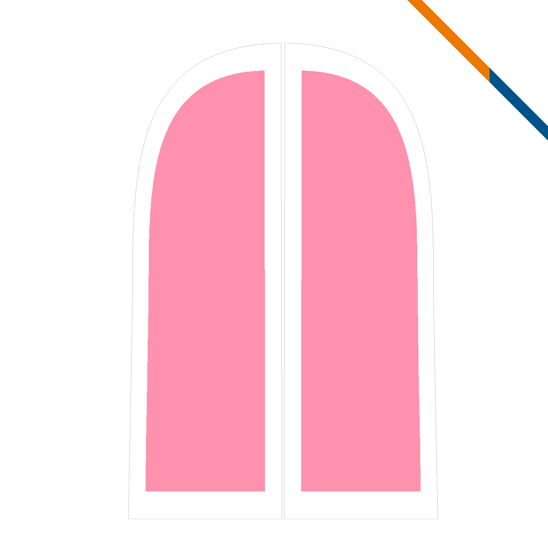 10' Froser Double-Sided Straight Flag 3