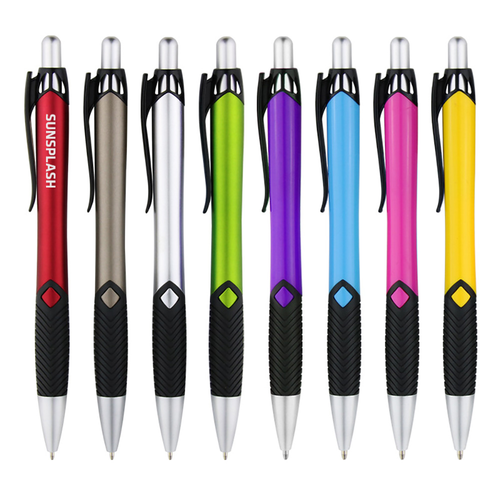 Soft Touch Plastic Ballpoint Pen 3