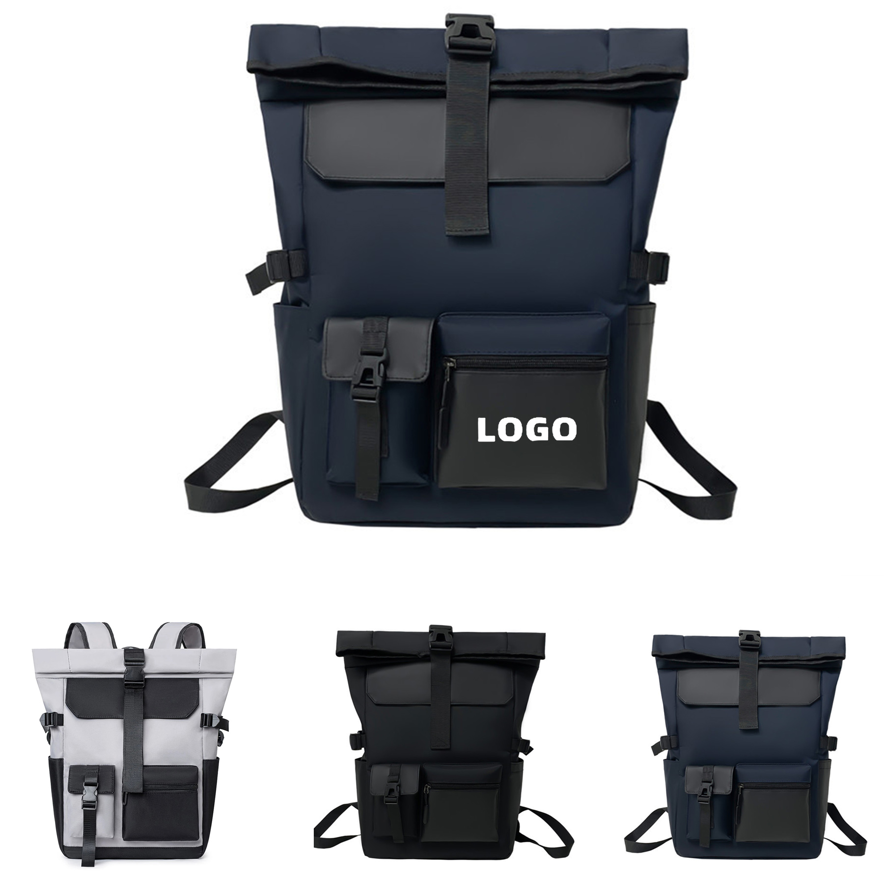 Roll Top Durable Backpack 2