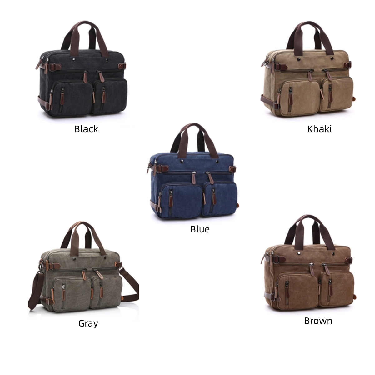 Convertible Backpack Messenger Bag 4