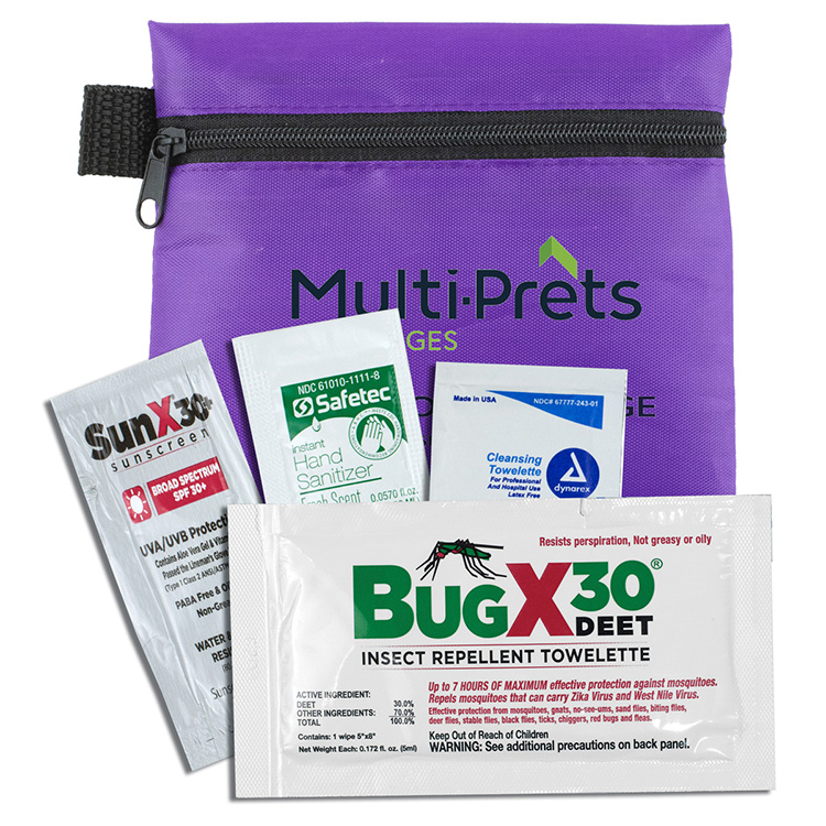 'Stay Safe Kit' 4 Piece Insect Repellent Kit in Zipper Pouch 30