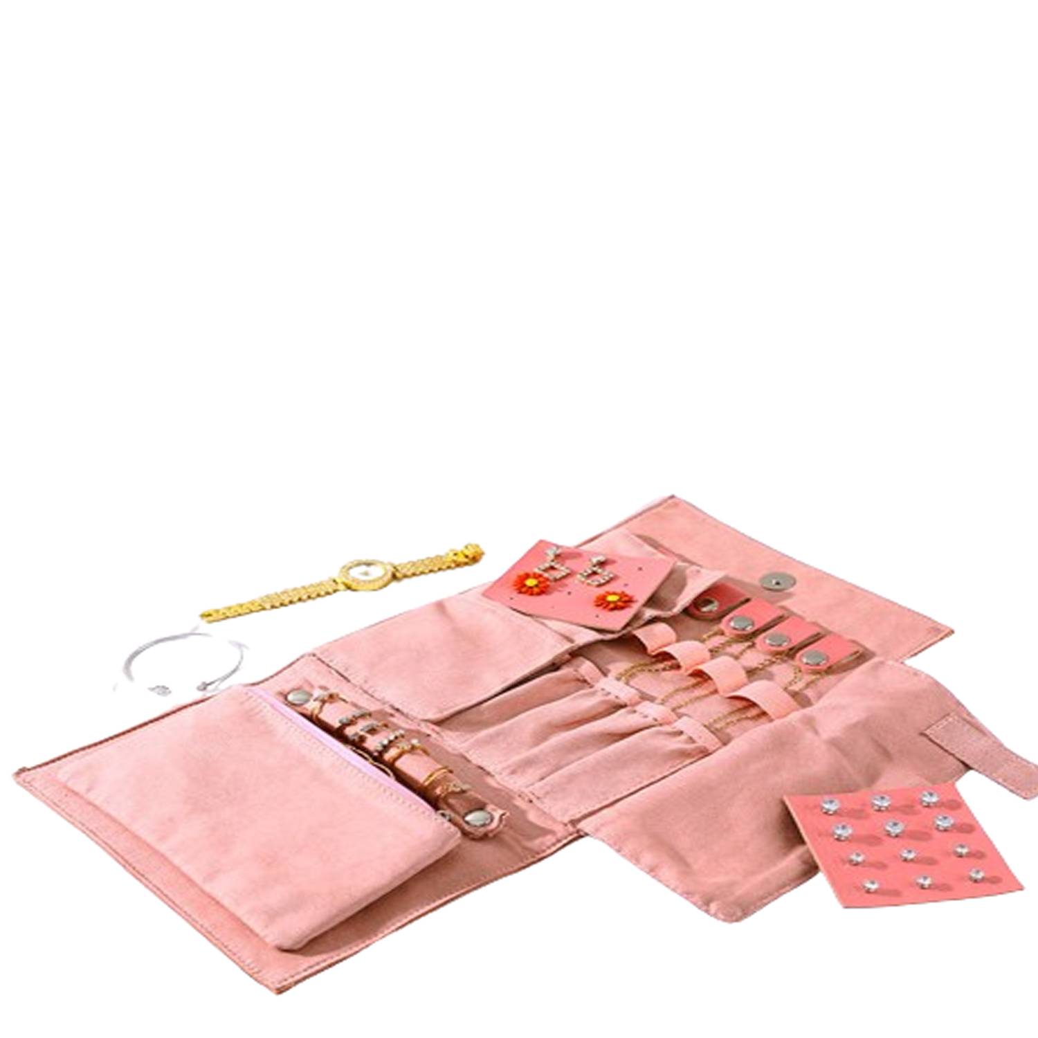 Jewelry Organizer Resembling Leather Bag 6